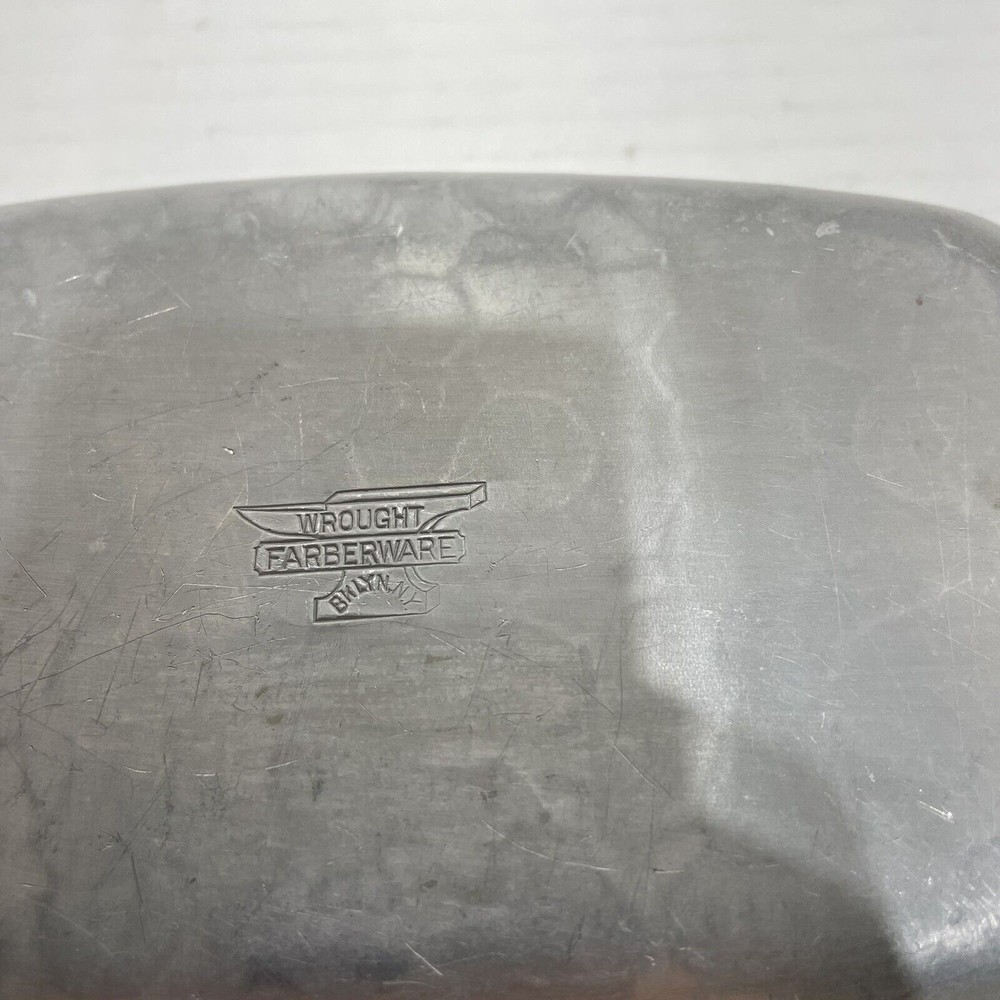 Farberware Covered Silent Butler Handled Dish Silver Color 10” wide Brooklyn NY - Picture 6 of 9